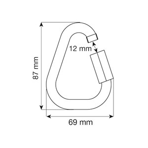 10mm Quick Link Delta karabinek