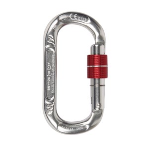 Oval compact Lock karabinek polerowany