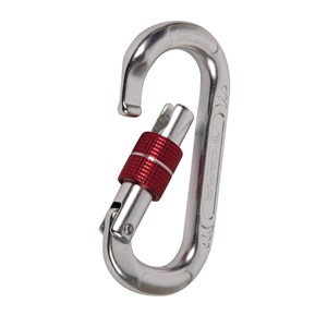 Oval compact Lock karabinek polerowany