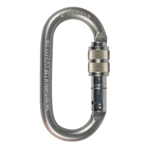 Oval Pro Lock karabinek stalowy