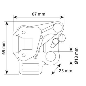 Turbofoot EVO przyrząd zaciskowy  lewy