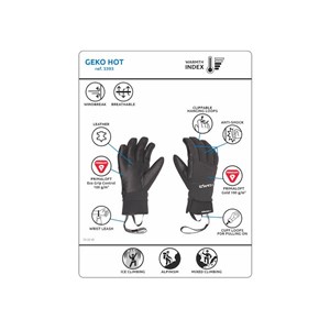 Geko Hot rękawiczki, rozmiar XL