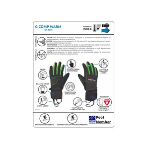 G Comp Warm rękawiczki, rozmiar L