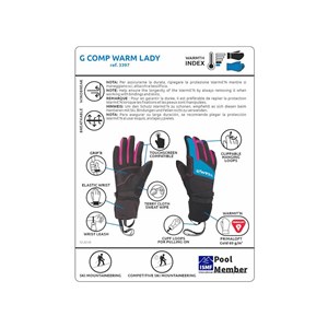 G Comp Warm Lady rękawiczki, rozmiar M