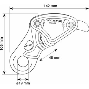 Wizard przyrząd zjazdowy