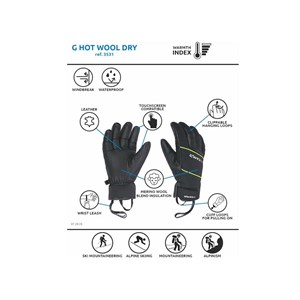 G HOT Wool Dry rękawiczki, rozmiar L