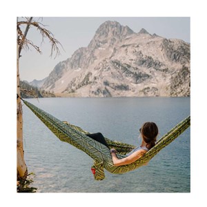 Double Deluxe Print nylon+ Straps Green Mamba