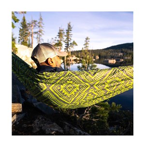 Double Deluxe Print nylon+ Straps Green Mamba