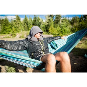 Hooded Neck Travel Pillow black