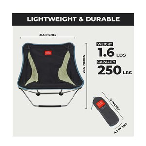 Mayfly Chair fotel składany, kolor black