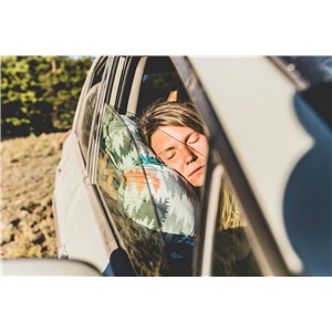 Adjustable Travel Pillow Slate Gray