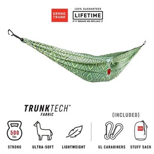 Trunk Tech double prints GREEN MAMBA hamak