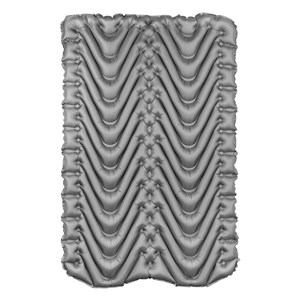 Double V dmuchany materac 2 osobowy niebieski