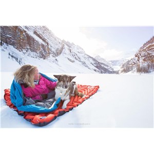 Insulated Double V materac 2 osobowy dmuchany