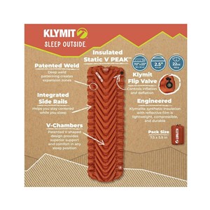 Insulated Static V Peak materac, flame