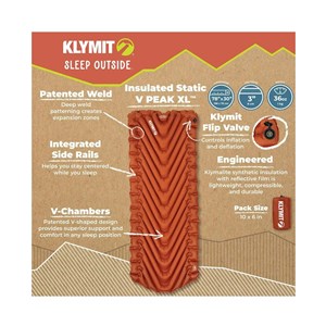 Insulated Static V Peak XL materac, flame