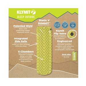 Static V Summit materac, electric green