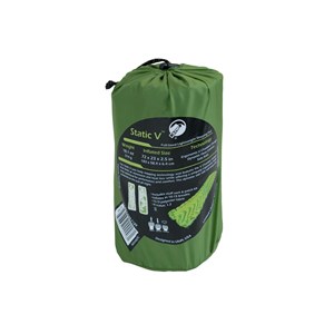 Static V materac dmuchany zielony