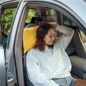 Coast Travel Pillow - Blue