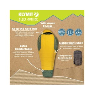 Wild Aspen 0 Large śpiwór warm olive