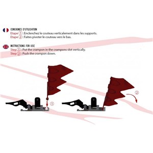 Harszle Plum Crampons, rozmiar 80mm