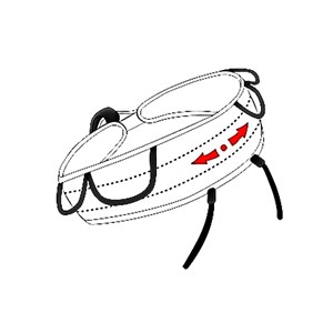 Streak Lady Grey uprząż, rozmiar XS-M